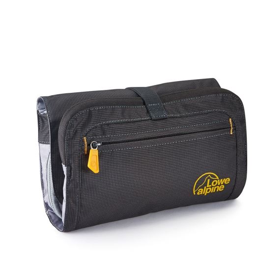 LOWE ALPINE Roll-Up Wash bag antracit/jantárová farba