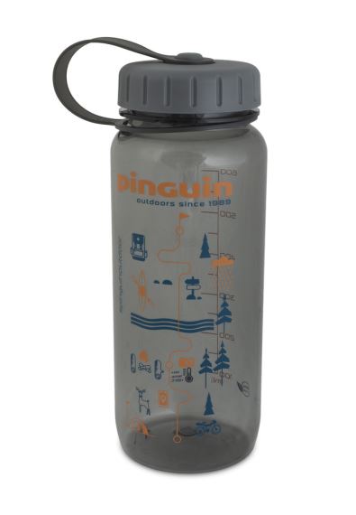 PINGUIN Tritan Slim fľaša 650 ml sivá