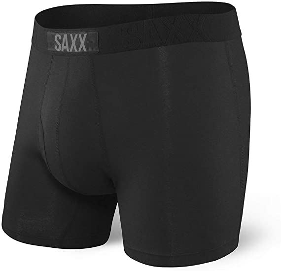 Pánske boxerky SAXX Ultra Boxer Brief Fly black/black