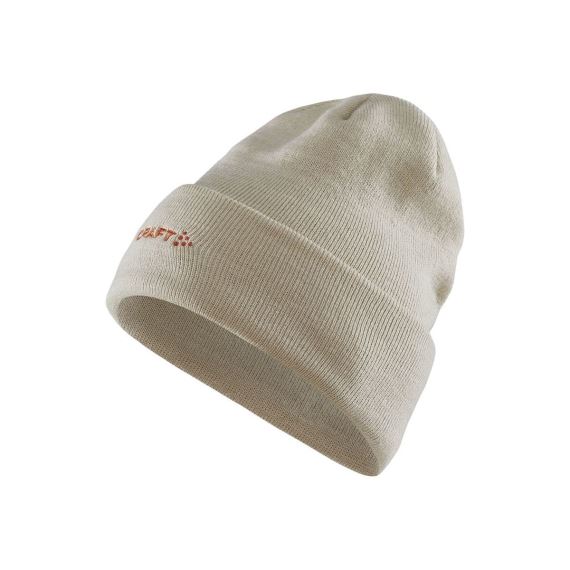 Unisex pletená čiapka Craft Core Essence Beanie sivá