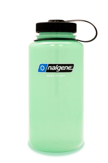 Fľaša Nalgene Wide Mouth 1000 ml žiarivo zelená